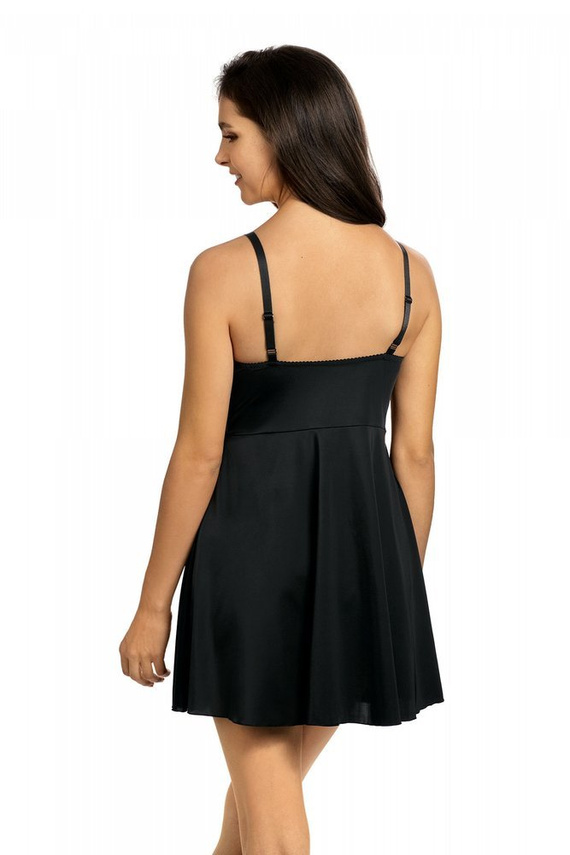 144 Nočná košeľa Lupoline - čierna