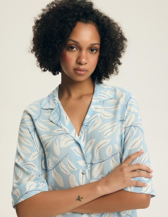 Dámske pyžamo 44482 Estes 100 % viskóza na gombíky