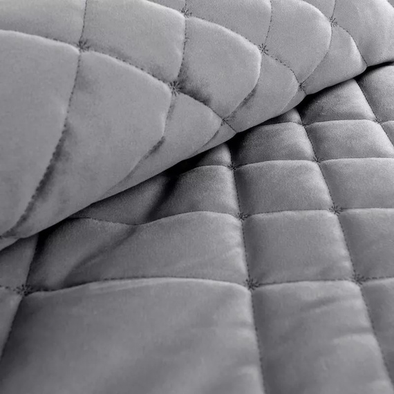 Ria 6 Velúrový dekoračný prehoz Eurofirany steel