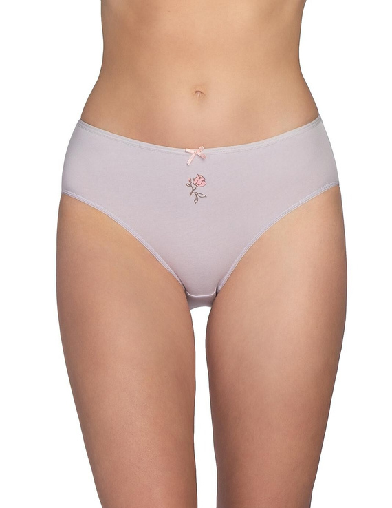 Figi L-122 BI-71 Lama Bavlnené figi bikini 3-pack Kvetinový komfort