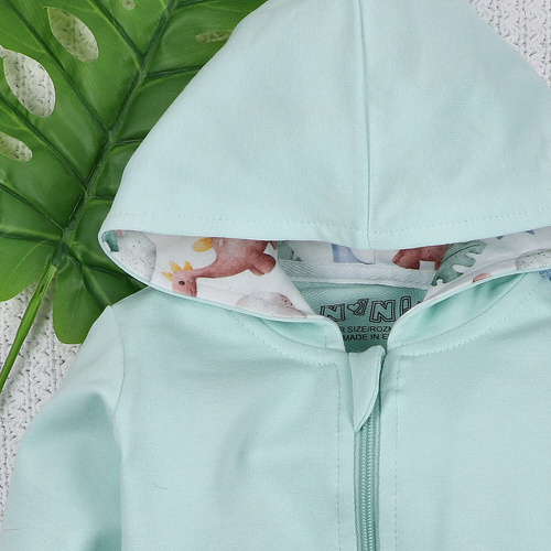 ABN-5576 Detská mikina Dino Explorer Nini - organická bavlna, pohodlný strih