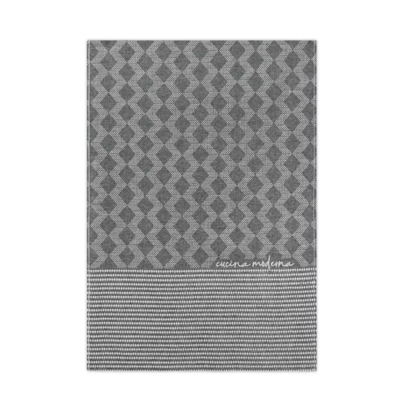 Utierka kuchynská MODERNA 037P Zwoltex 50x70 čierna bavlna Ultrasoft 200 g/m²