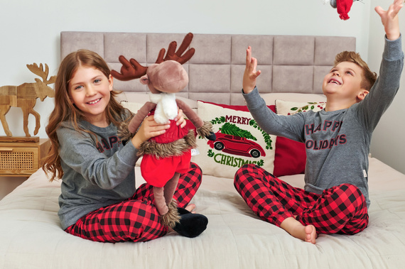 7345 Detské pyžamo Dark Grey Doctor Nap - 100% bavlna