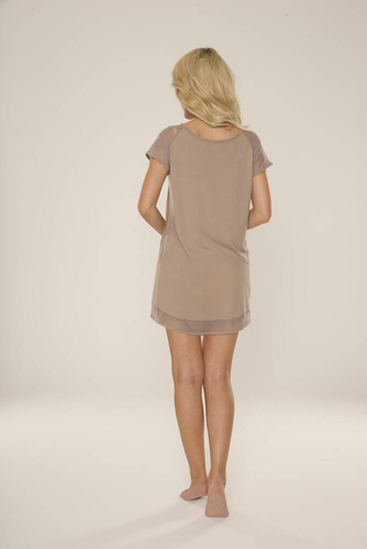 767 Nočná košeľa Carmel De Lafense - light mocha