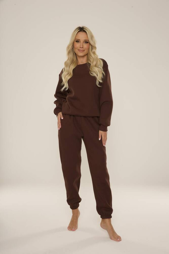 812 Indigo Forex dámska tepláková súprava - čokoládová