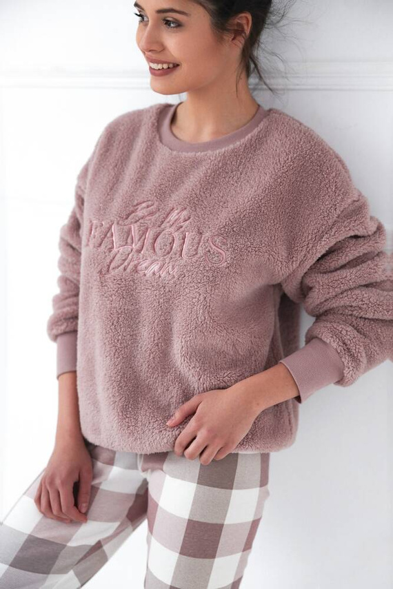 Kaycee Dámske pyžamo Sensis Interlock - púdrovo ružové