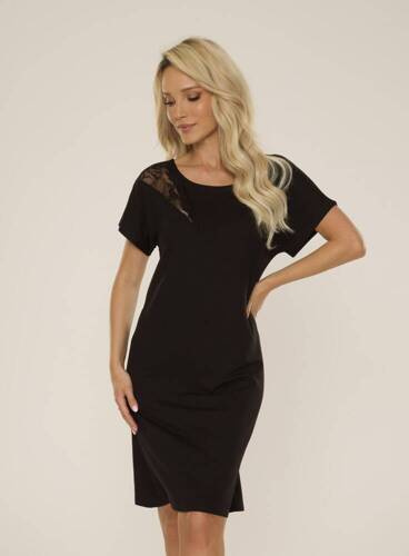 737 Velar Forex nočná košeľa - čierna