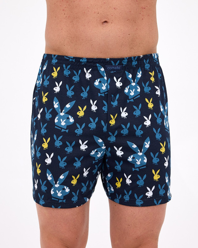 001/180 011/180 Bunnie Pánske bavlnené boxerky Cornette Classic s vtipnou potlačou v balení