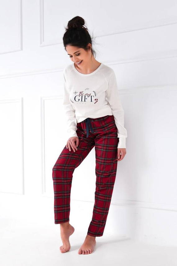 Maribel Interlock dámske pyžamo Sensis - krémové