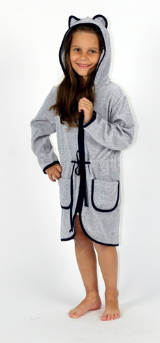 374 / 375 Detský župan Desiree - sivý