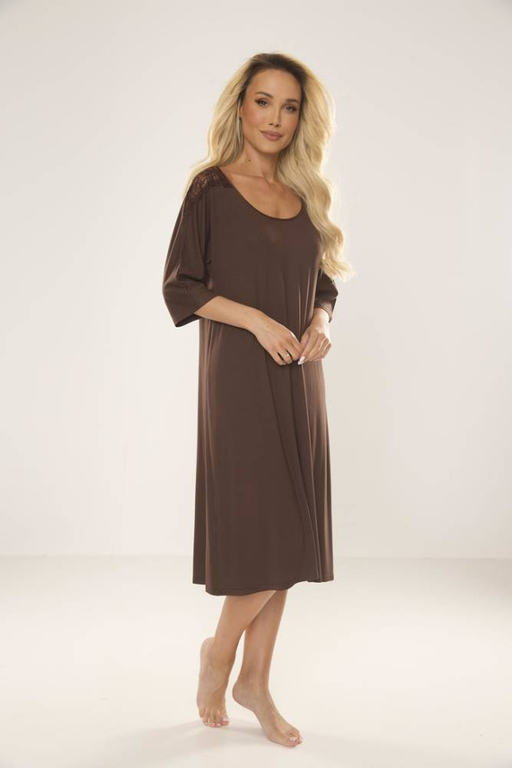 616 Ramona Forex nočná košeľa - hnedá