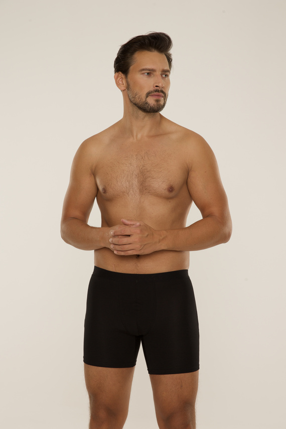 847 Chandler pánske boxerky - modal, bavlna, elastan | De Lafense - čierna