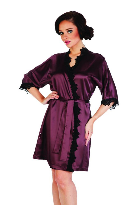 929 Kleoree Dámsky župan De Lafense - slivka