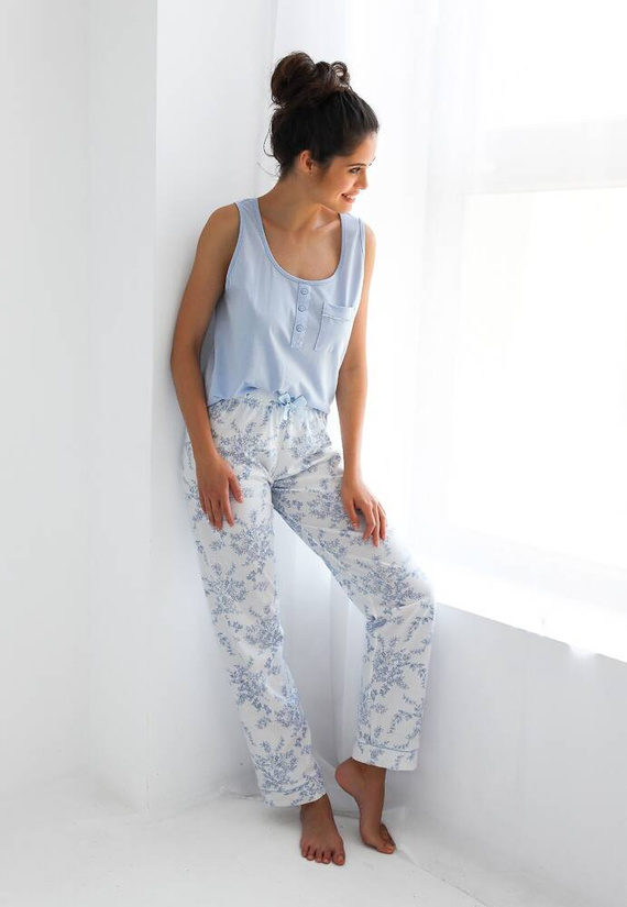 Dámske pyžamo Arely Sensis - modré