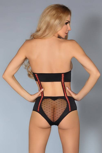 Reiko LC 8083 LivCo Corsetti Módne dámske body čierne