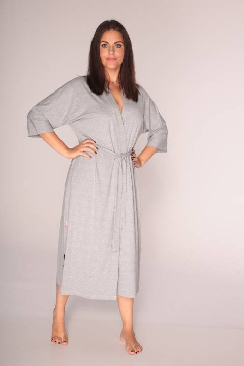 942 Visa Dlhý župan De Lafense - svetlý melír