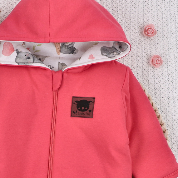 Dojčenský overal Nini Organic Sweet Koala– zateplený, 100% bio bavlna