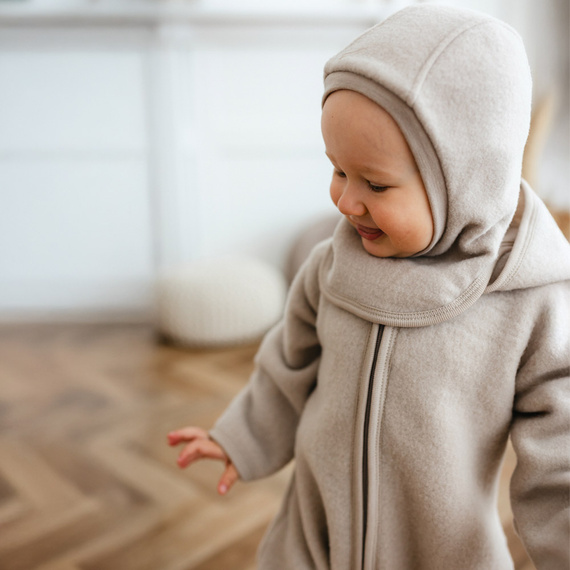 Detská kukla Merino Eevi - fleece a merino vlna, teplá a priedušná