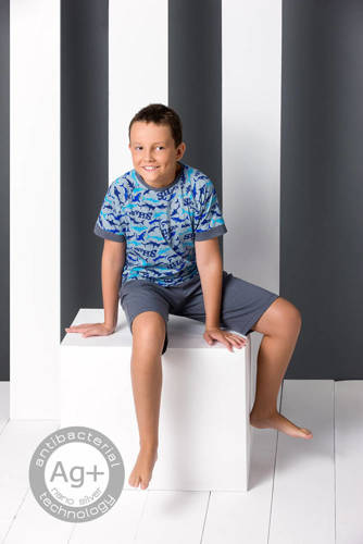 PY2007 Chlapčenské pyžamo Passion graphite