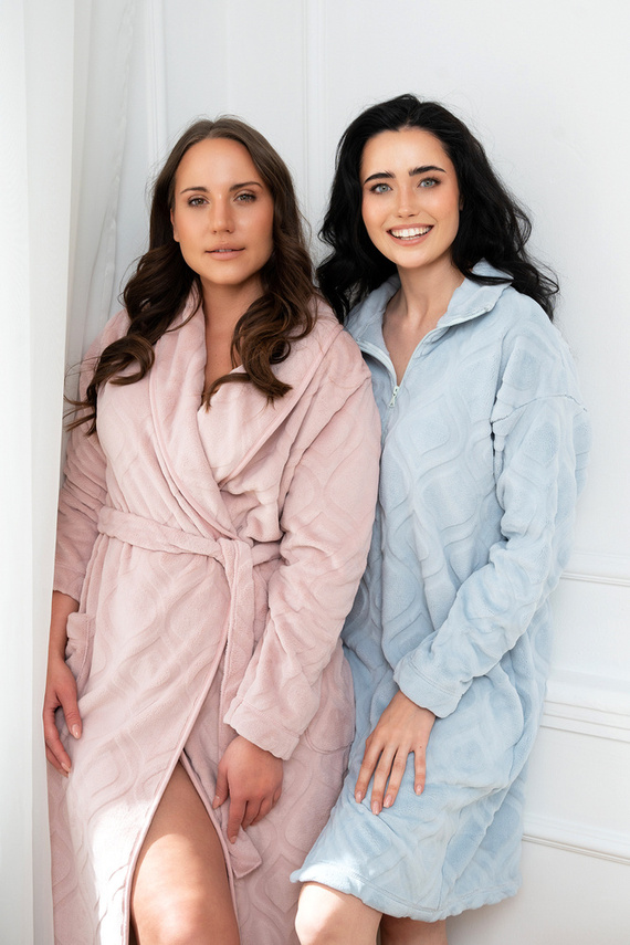 Arena Dámsky župan Italian Fashion - modrý