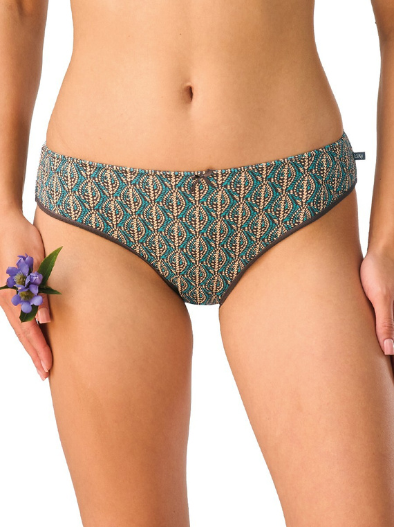 Figi Mini Bikini Key LPR 504 B26 A2 2-pak bavlnené hladké a vzorované
