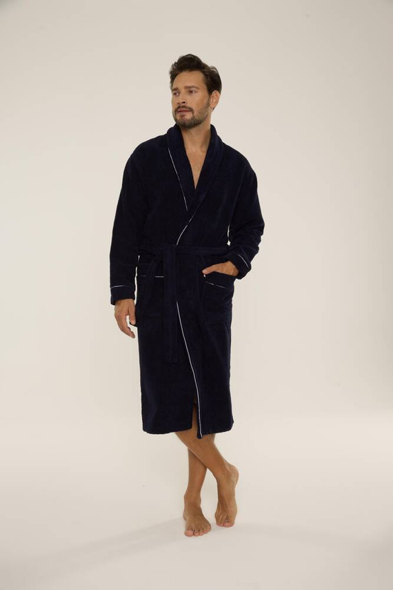 735 Manuele pánsky župan De Lafense - tmavomodrý