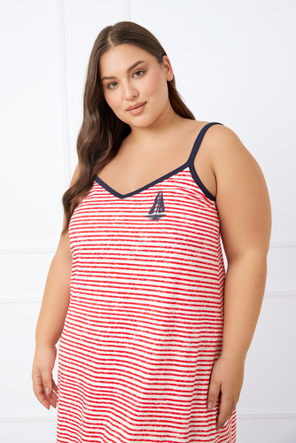 Dámska košeľa Flota, slim-fit Italian Fashion - potlač červená