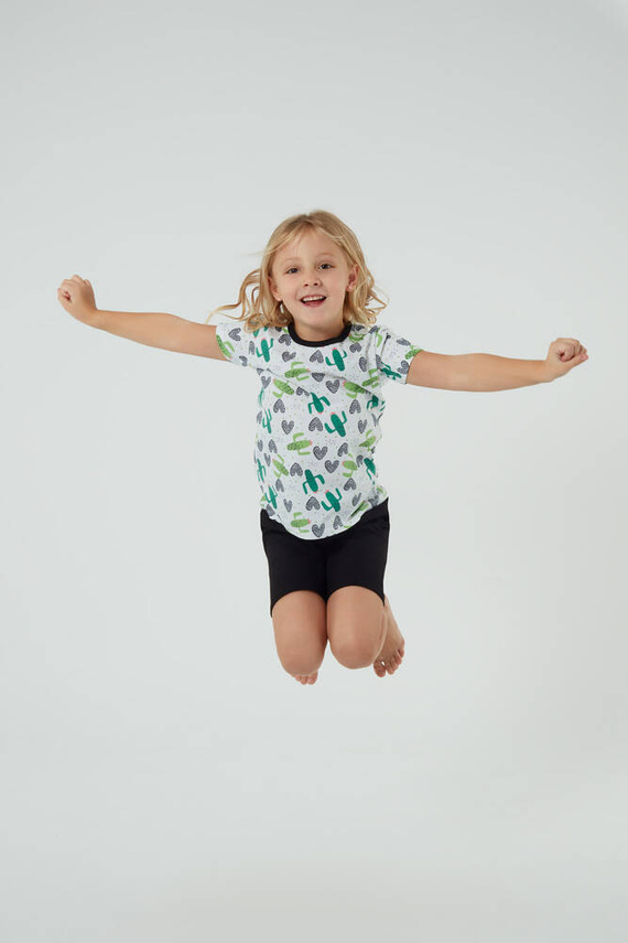 Picos Detské pyžamo Italian Fashion - potlač/čierna