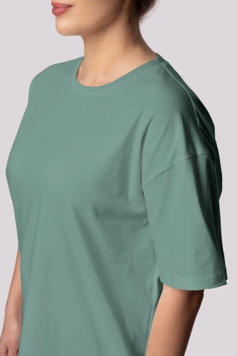 Bliss dámske pyžamo s krátkym rukávom Mona olivovo zelená