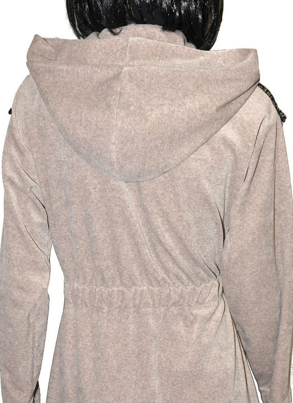 497 Macarena Dámsky krátky župan Forex - béžový melanž