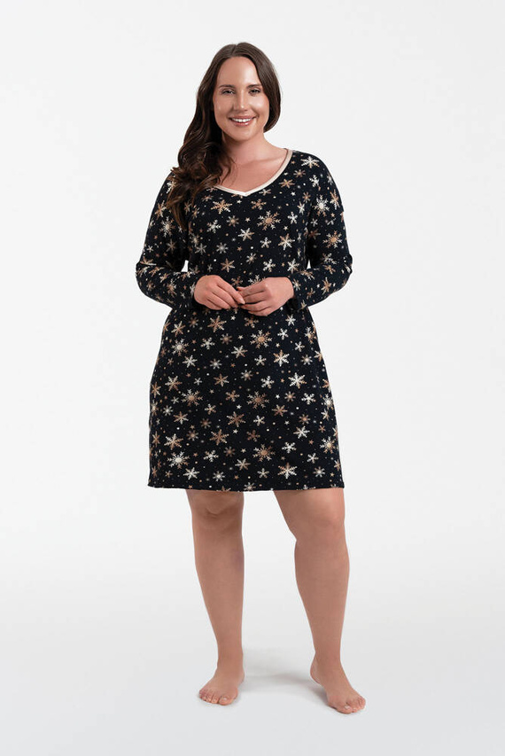 Nočná košeľa Laponia Talianska móda - potlač