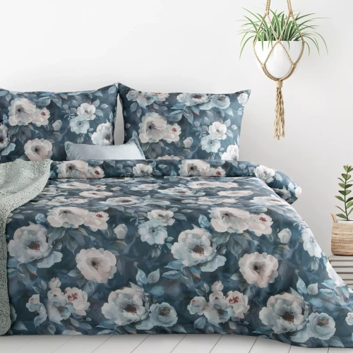 Posteľná bielizeň Kira Design 91 kvetinová obojstranná mäkká na zips