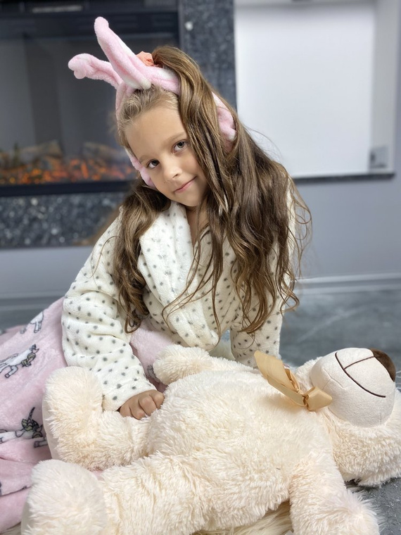 367 Melanie Forex Detský župan - ecru