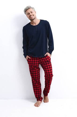 Sensis Louie Pánske pyžamo - tmavomodré