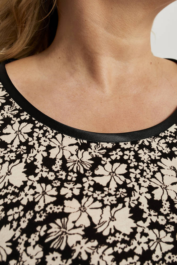 Guyana Dámska nočná košeľa s dlhým rukávom Italian Fashion - potlač