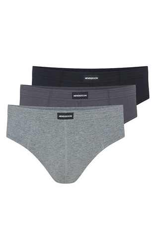 1446 K672 Pánske bavlnené nohavičky Henderson, 3 kusy v škatuli