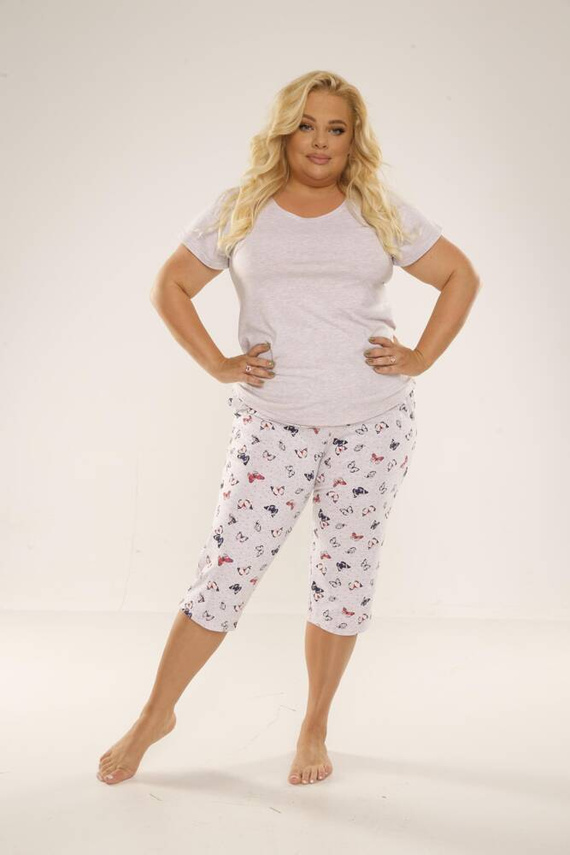 483 Mariposa Forex Dámske pyžamo - béžová melanž