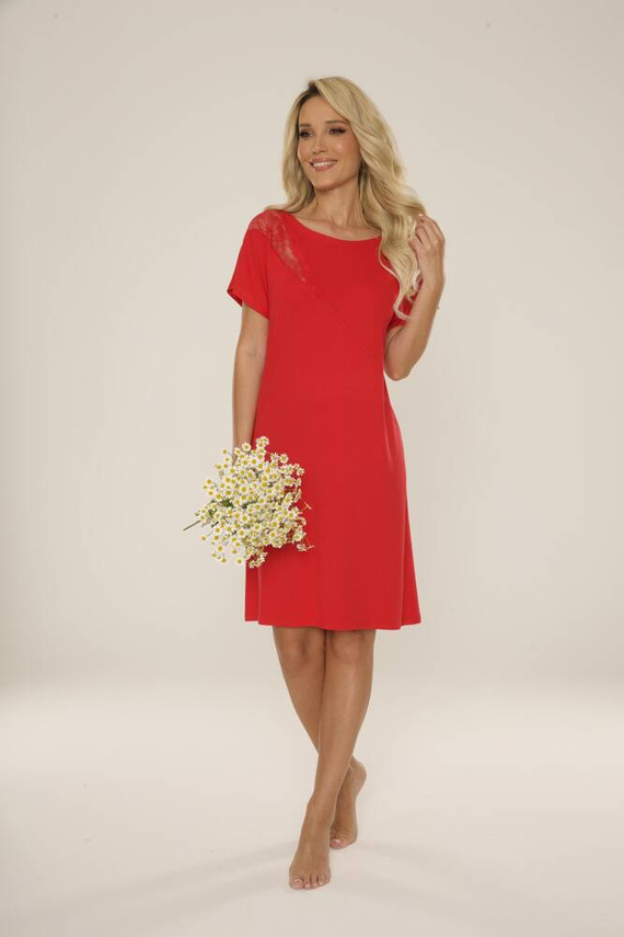 737 Velar Forex nočná košeľa - červená