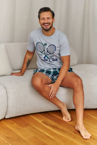 Pánske pyžamo Doctor Nap 7401 Tennis 95% bavlna