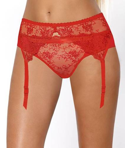 Podväzkový pás Jenny PariPari červený