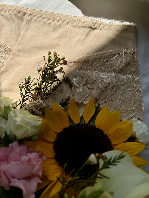 530 Iness Vysoké nohavičky De lafense - béžové