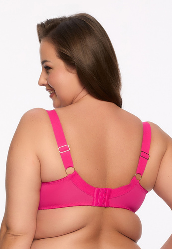 BSM 1134 Keto polovystužená maxi podprsenka Gaia - fuchsiová