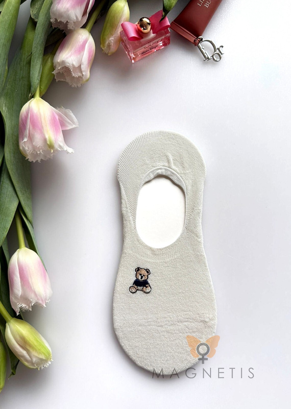 Magnetis YN-251132 – dámske balerínové ponožky z viskózy so silikónom