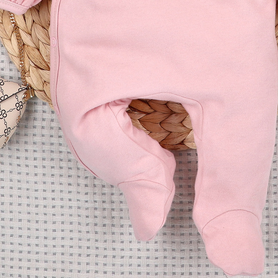 Dojčenský overal Nini Little Mouse 100% bio bavlna pre novorodenca