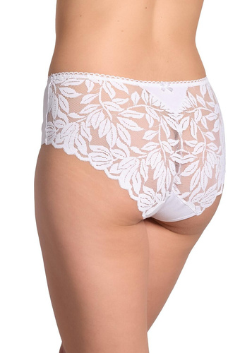 Dámske nohavičky Gabidar 222 bavlna čipka vyšší strih