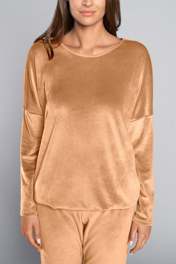 Dámska dlhá súprava Juga. rukáv, dĺžka. talianska móda ťavie nohavice