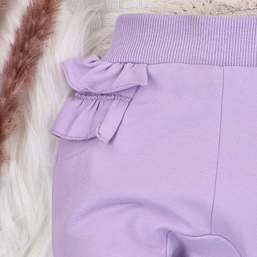 ABN-5485 Tepláky Underwater World Nini - organická bavlna, fialové, pre bábätká