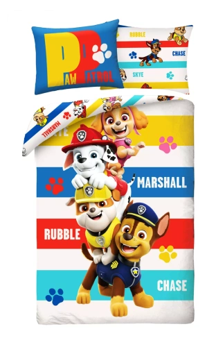 Psi Patrol Kids 12 bavlnené posteľné prádlo Halantex - 100% bavlna, zips, gramáž 115 g/m²