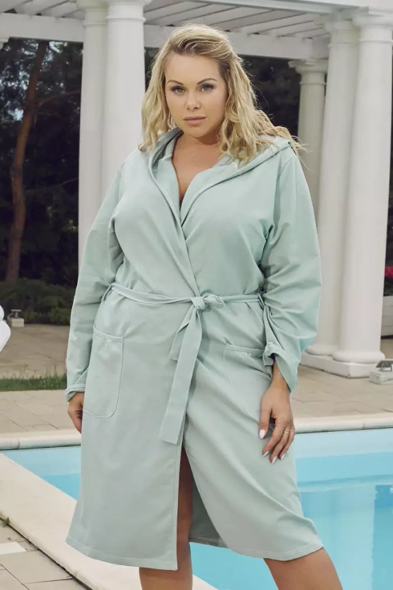 Karina Dámsky župan Italian Fashion - mätový