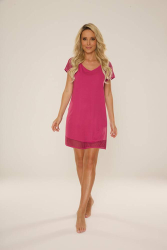 767 Nočná košeľa Carmel De Lafense - fuchsiová